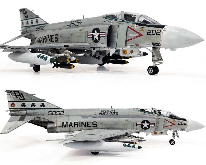 USMC F-4J Phantom II "VMFA-333 Fighting Shamrocks" (1:48)