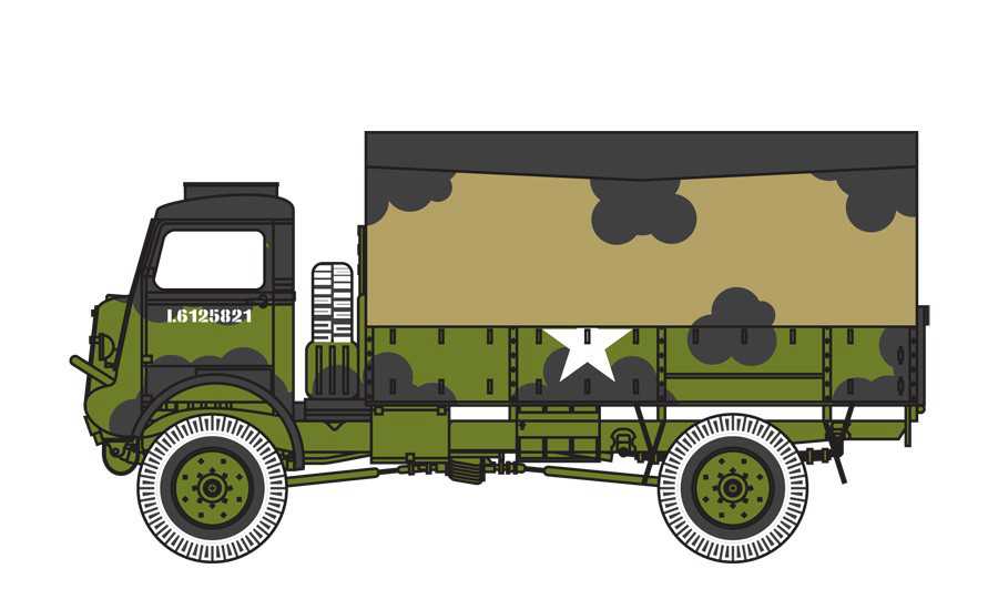 3-ton 4x4 General Service & Troop Trucks (1:76)