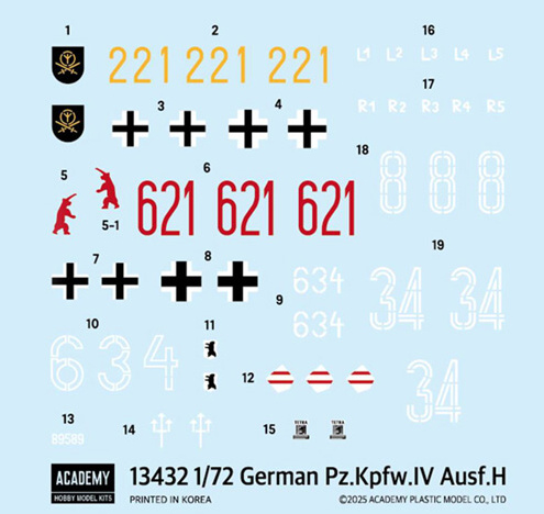 German Pz.Kpfw.IV Ausf.H 1:72