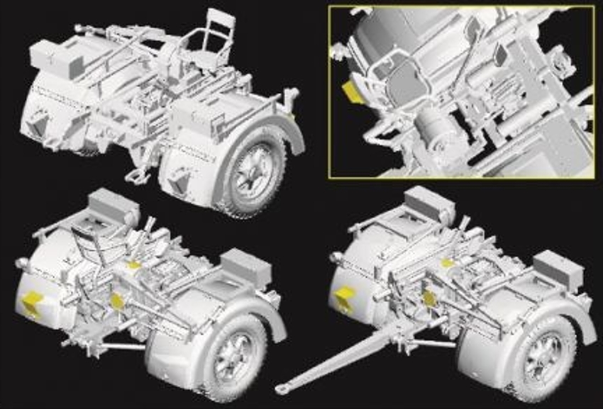 PaK 43/3 L/71 MIT BEHELFSLAFETTE (1:35)