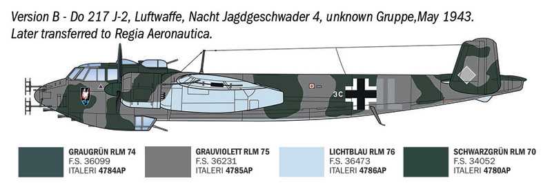 Dornier Do 217 J1/J2 Nachtjäger (1:72)
