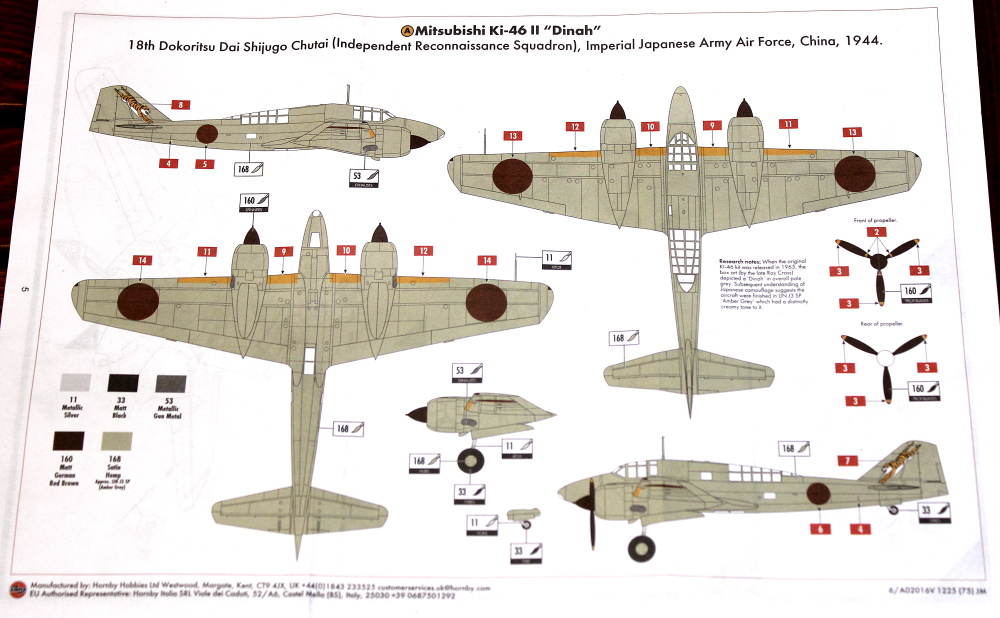 Mitsubishi KI-46-II “DINAH” (Airfix 1:72)