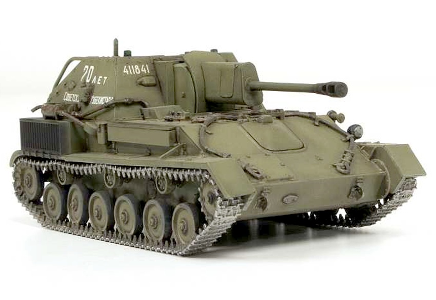 Soviet self-propelled gun SU-76M (1:72)
