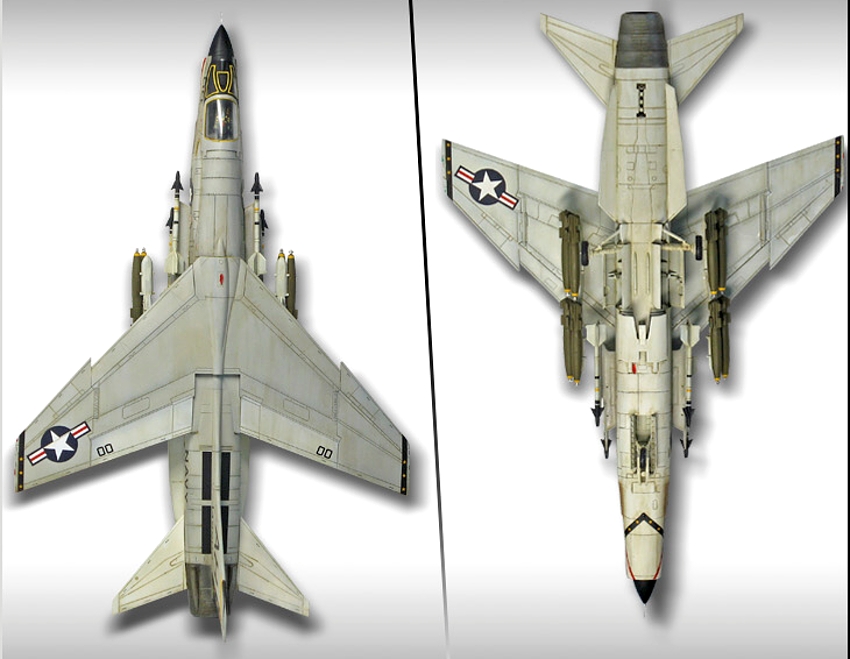 USN F-8E VF-162 The Hunters (Academy 1:72)