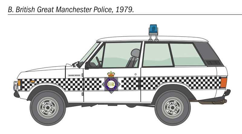 Police Range Rover (Italeri 1:24)