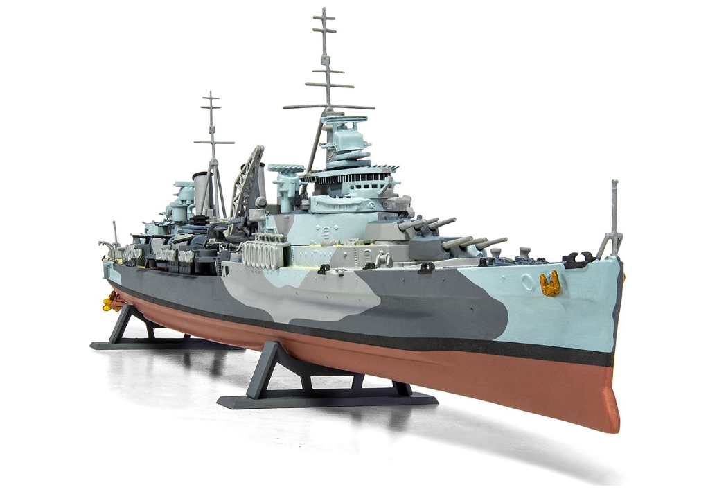 Křižník HMS Belfast (Airfix 1:600) 