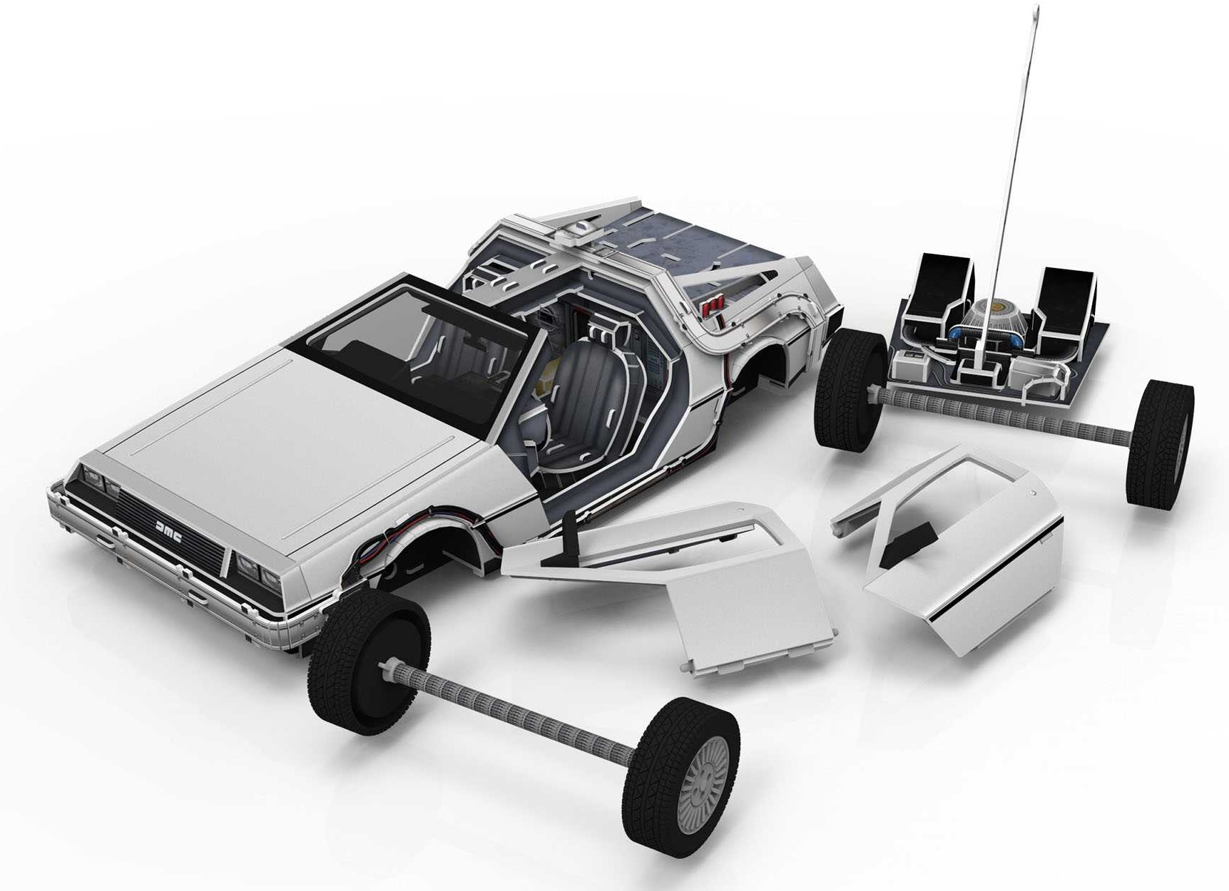 3D Puzzle REVELL DeLorean "Back to the Future"