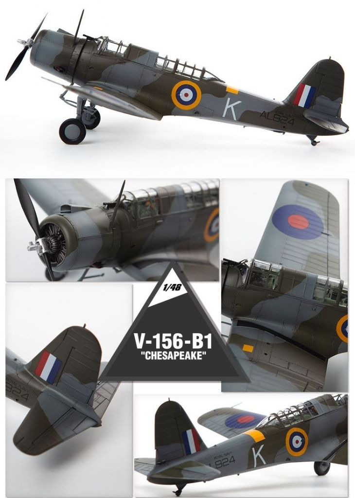  V-156-B1 Chesapeake (Academy 1:48) 