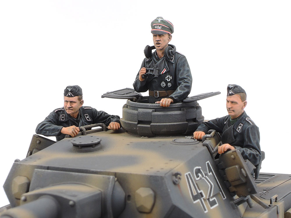 Panzerkampfwagen Pz.IV. Ausf.G & Motorcycle Set (Tamiya 1:35)