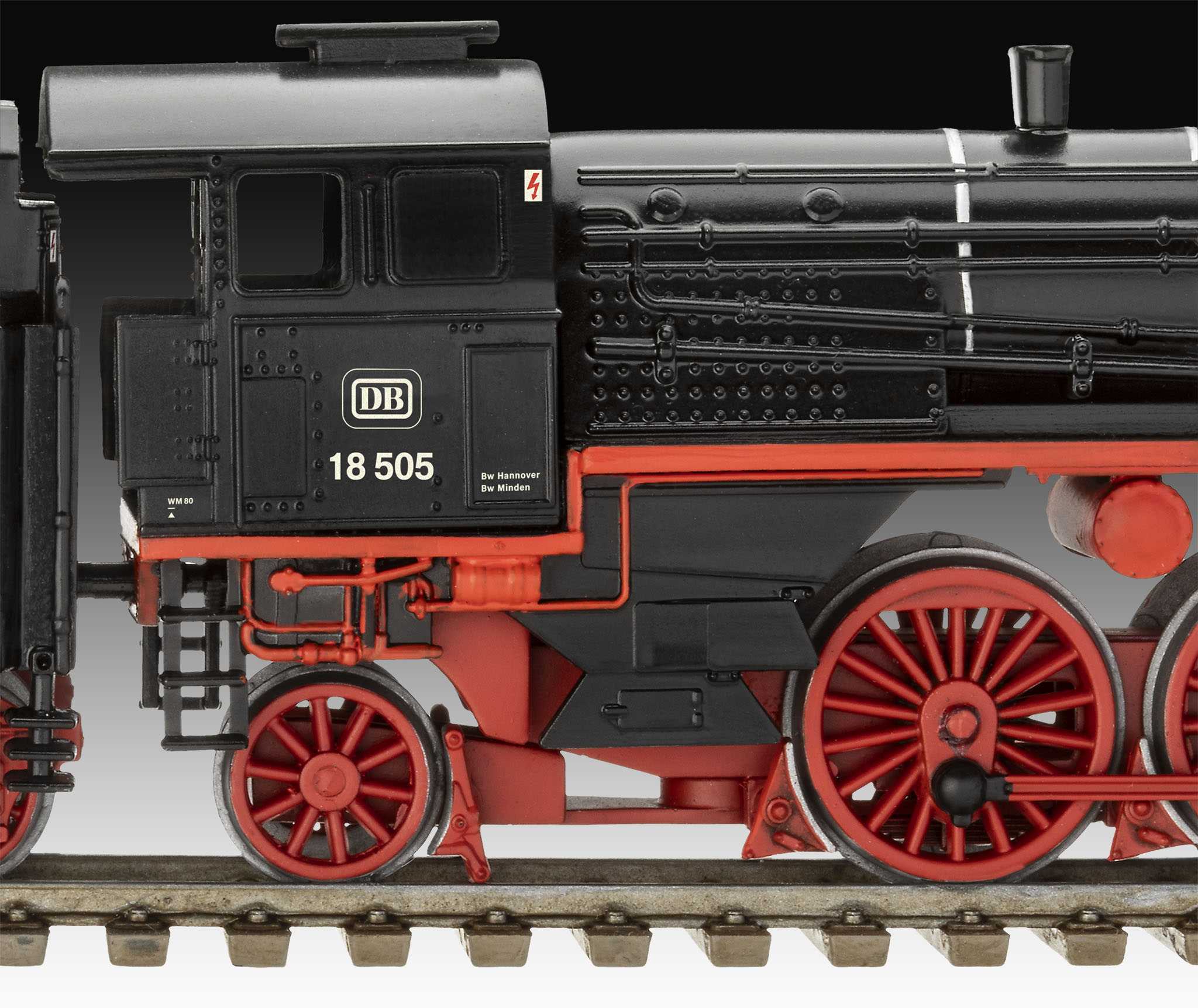 Express Locomotive BR 18 505 with Tender 2'3' T38 (1:87)