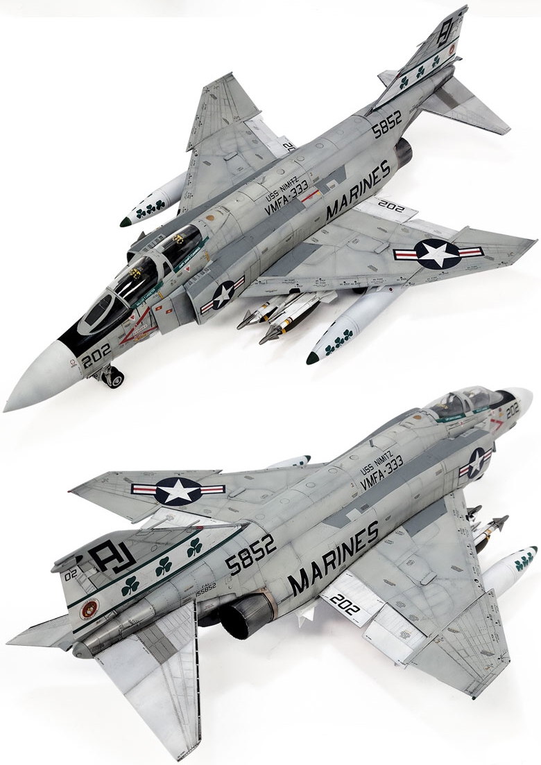 USMC F-4J Phantom II "VMFA-333 Fighting Shamrocks" (1:48)