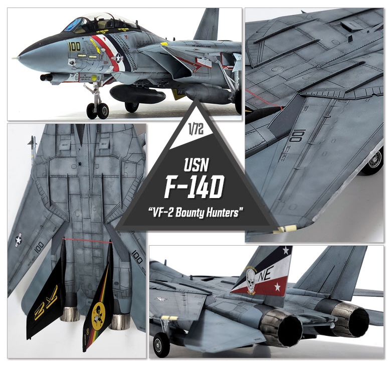 Grumman F-14D “VF-2 Bounty Hunters” (1:72)