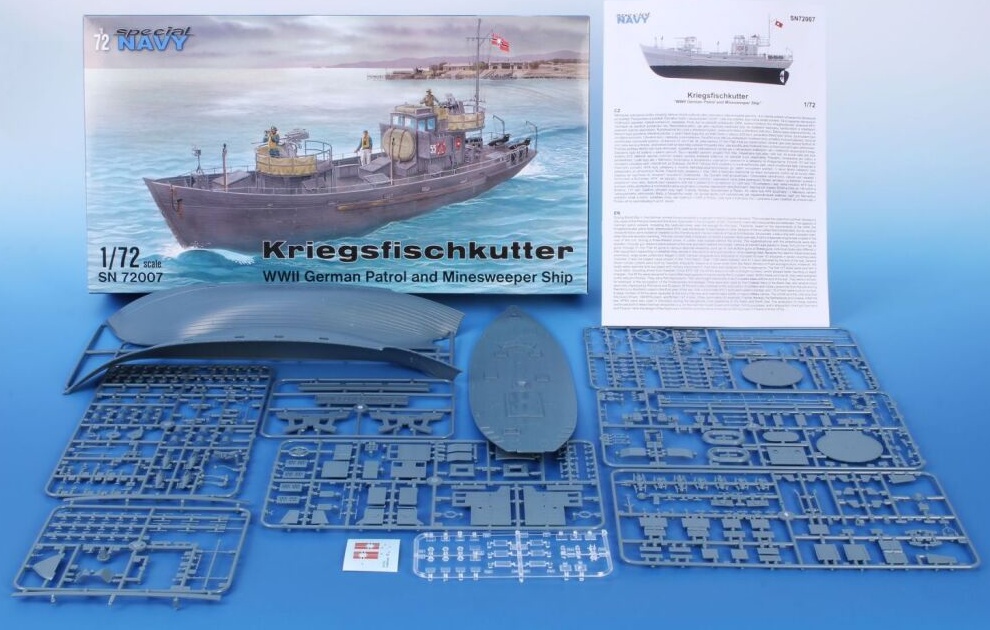 Kriegsfischkutter ‘WWII German Patrol and Minesweeper Ship’ 1:72