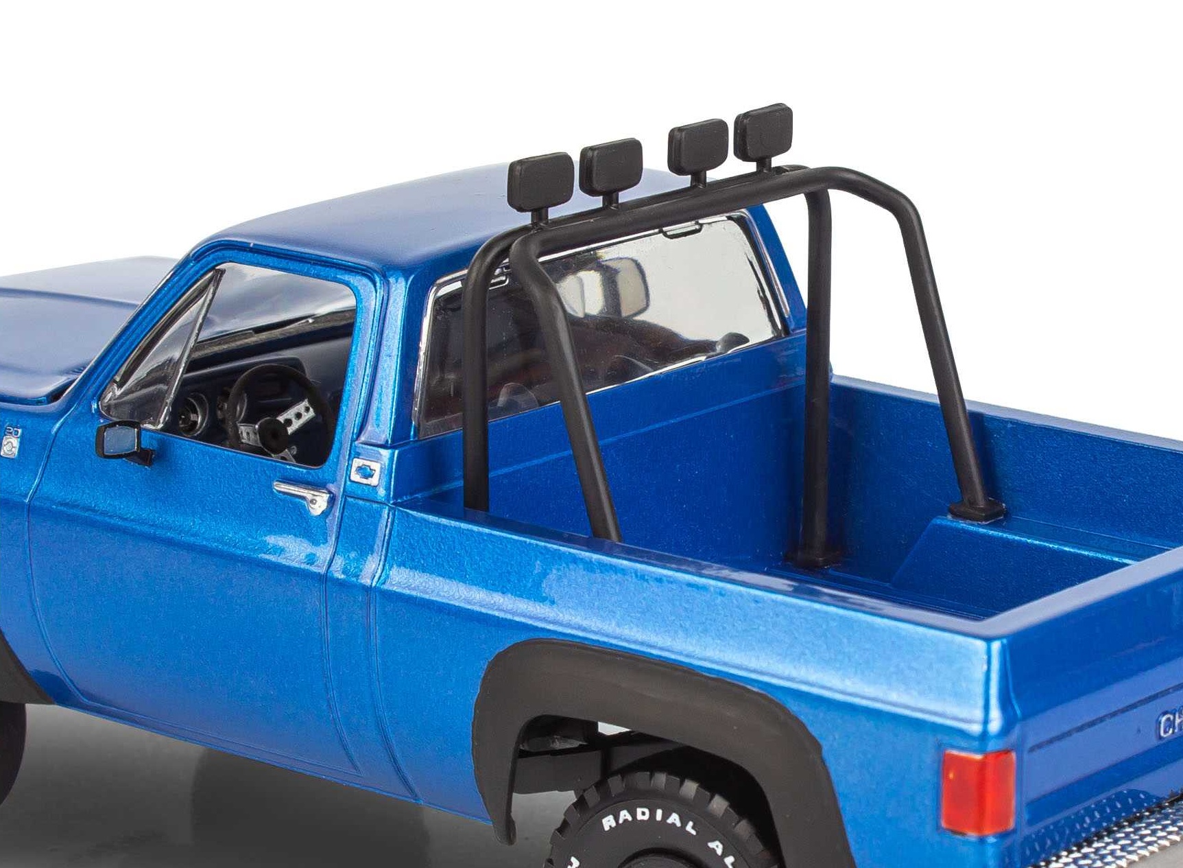 78 Chevy 4x4 Pickup with Go-kart (1:25)