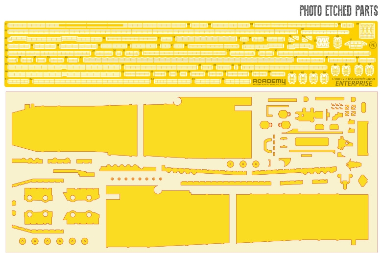 USS Enterpise CV-6 (Academy 1:700) 