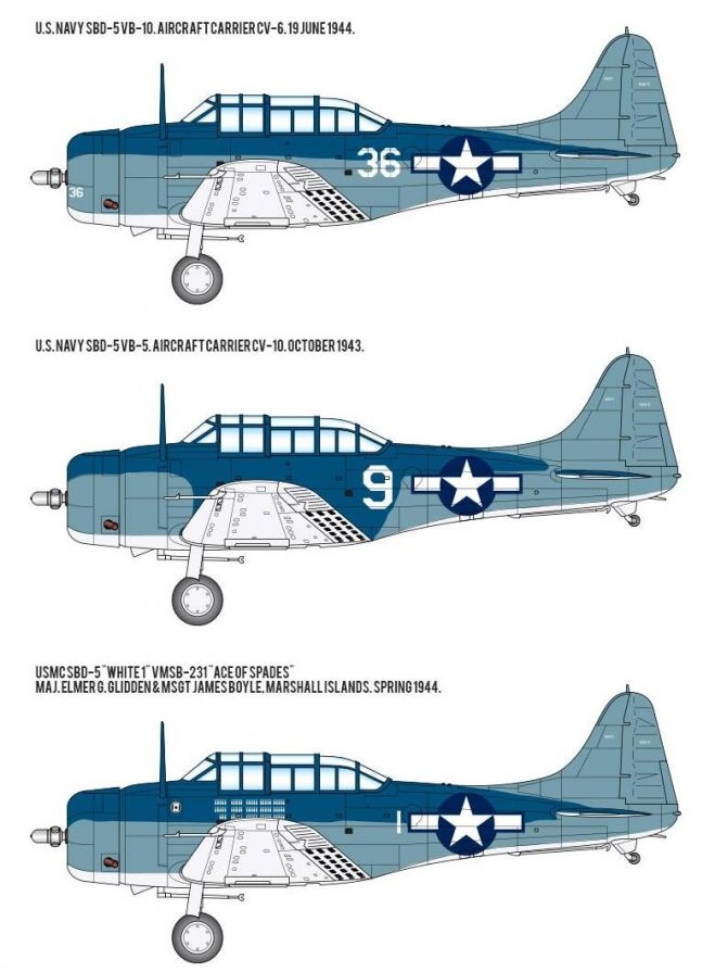 SBD-5 Battle of the Philippine Sea (Academy 1:48) 