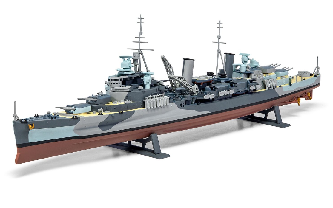Křižník HMS Belfast (Airfix 1:600) 