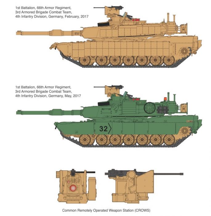 ABRAMS M1A2 V2 TUSK II (1:35)
