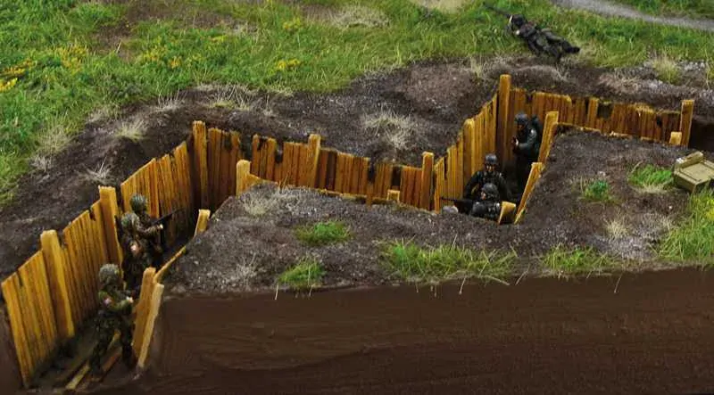 Diorama - Battle of Normandy: Saint-Mere-Église 6 June 1944 (Italeri 1:72)