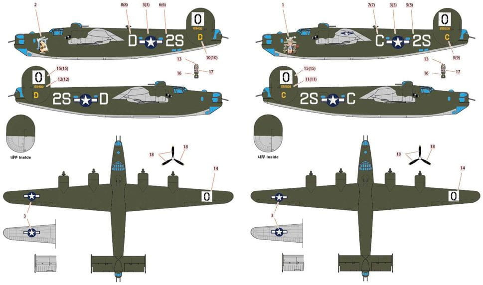 USAAF B-24H Liberator Zodiac (Academy 1:72)