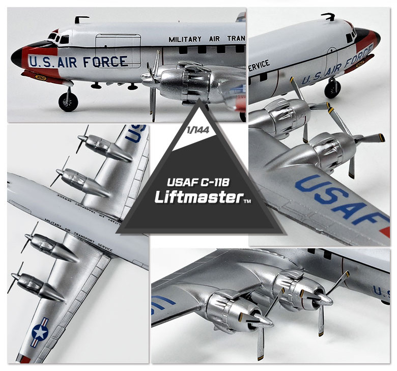 USAF C-118 Liftmaster (Academy 1:144)