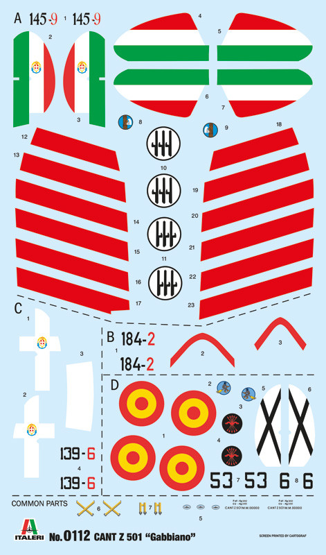 CANT Z-501 Gabbiano (Italeri 1:72)
