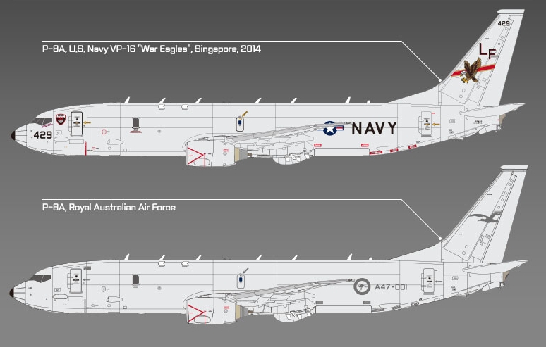USN P-8A Poseidon 1:144