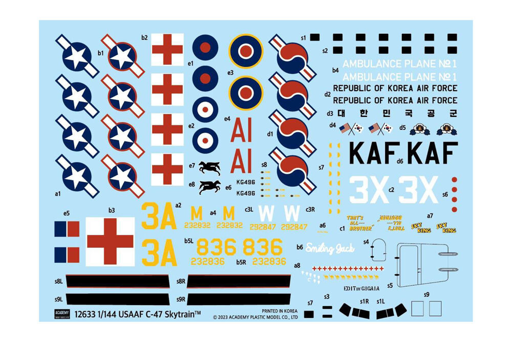 USAAF C-47 Skytrain (1:144)