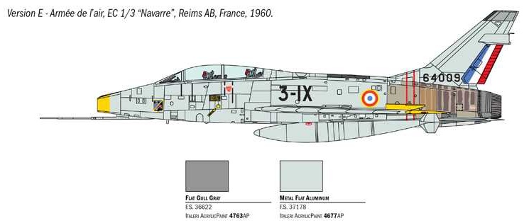 F-100F SUPER SABRE (Italeri 1:72) 