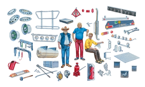 TRUCK ACCESSORIES (Italeri 1:24)