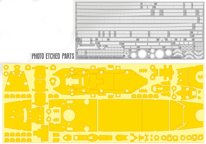 USS Missouri BB-63 Modellers Edition (Academy 1:700)