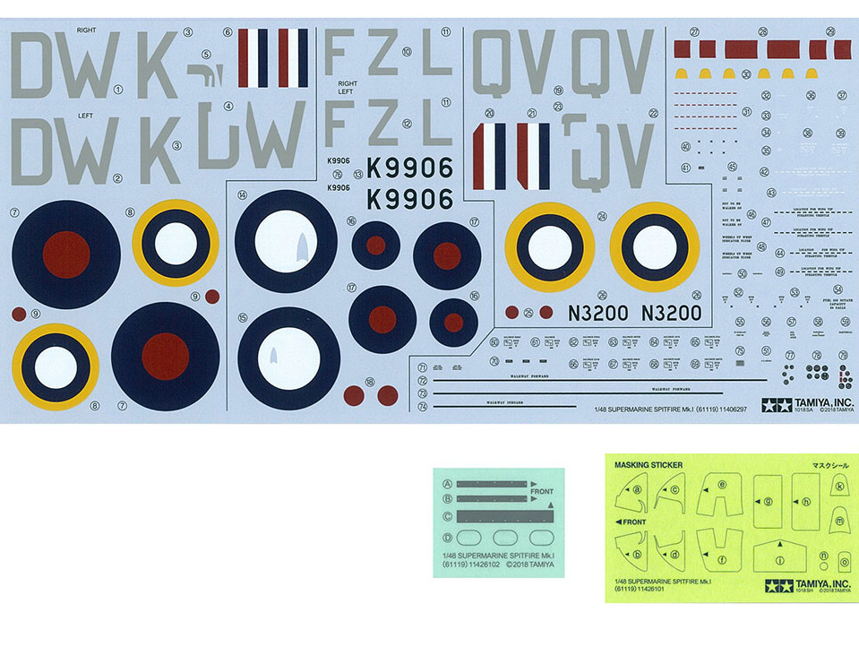 Supermarine Spitfire Mk.I (Tamiya 1:48) 