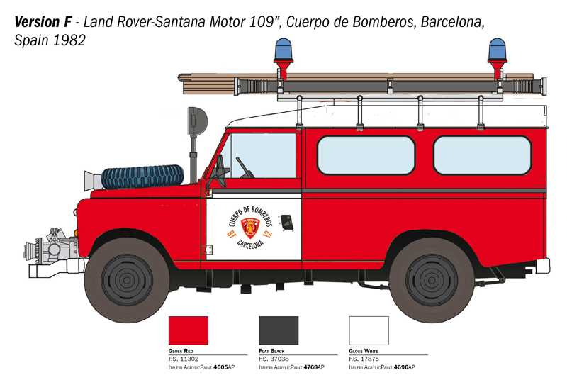 Land Rover Fire Truck (Italeri 1:24)