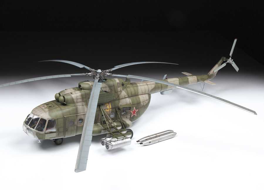 Vrtulník MIL-Mi-8MT (Zvezda 1:48)