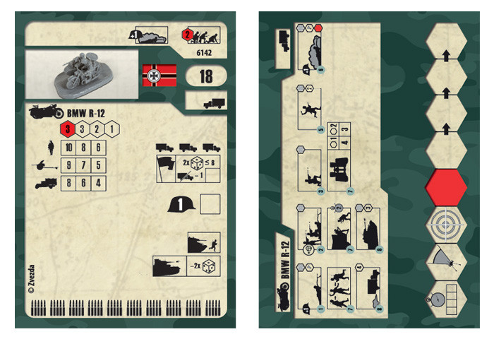 Wargames (WWII) - German Motorcycle R-12 (1:72)