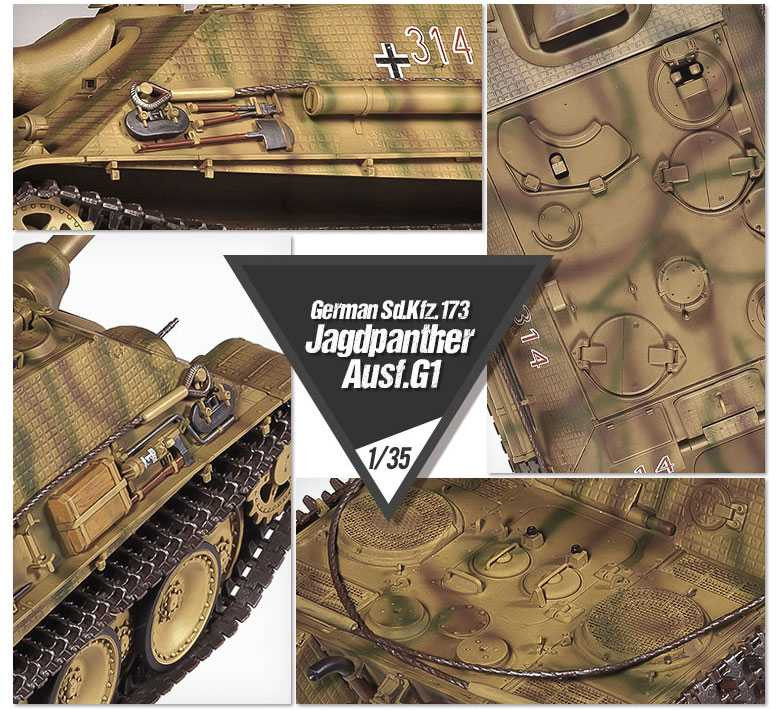 Sd.Kfz.173 Jagdpanther Ausf.G1 (Academy 1:35)