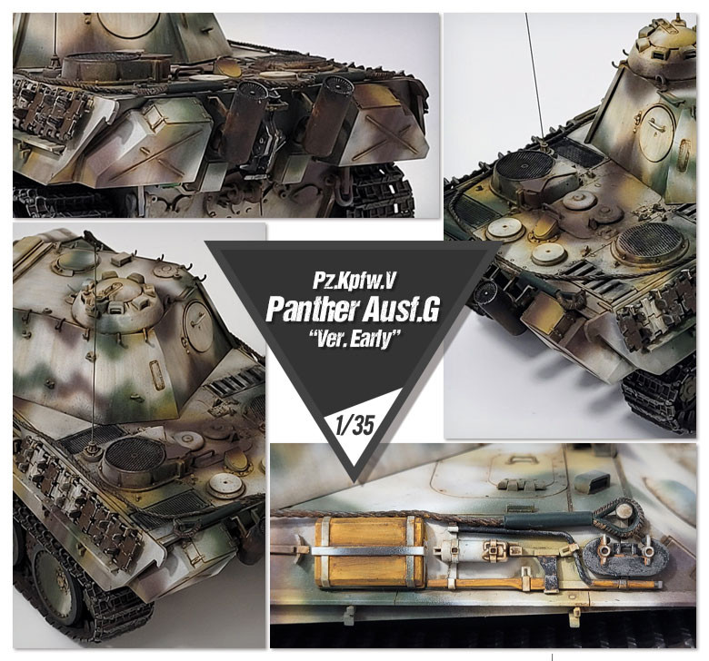 Pz.Kpfw.V Panther Ausf.G "Ver. Early" (Academy 1:35)