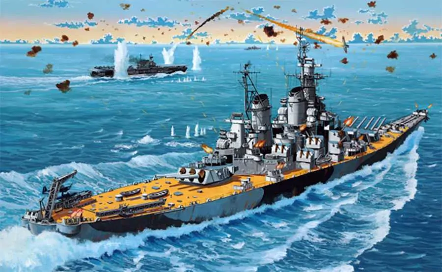 USS New Jersey (Revell 1:1200)