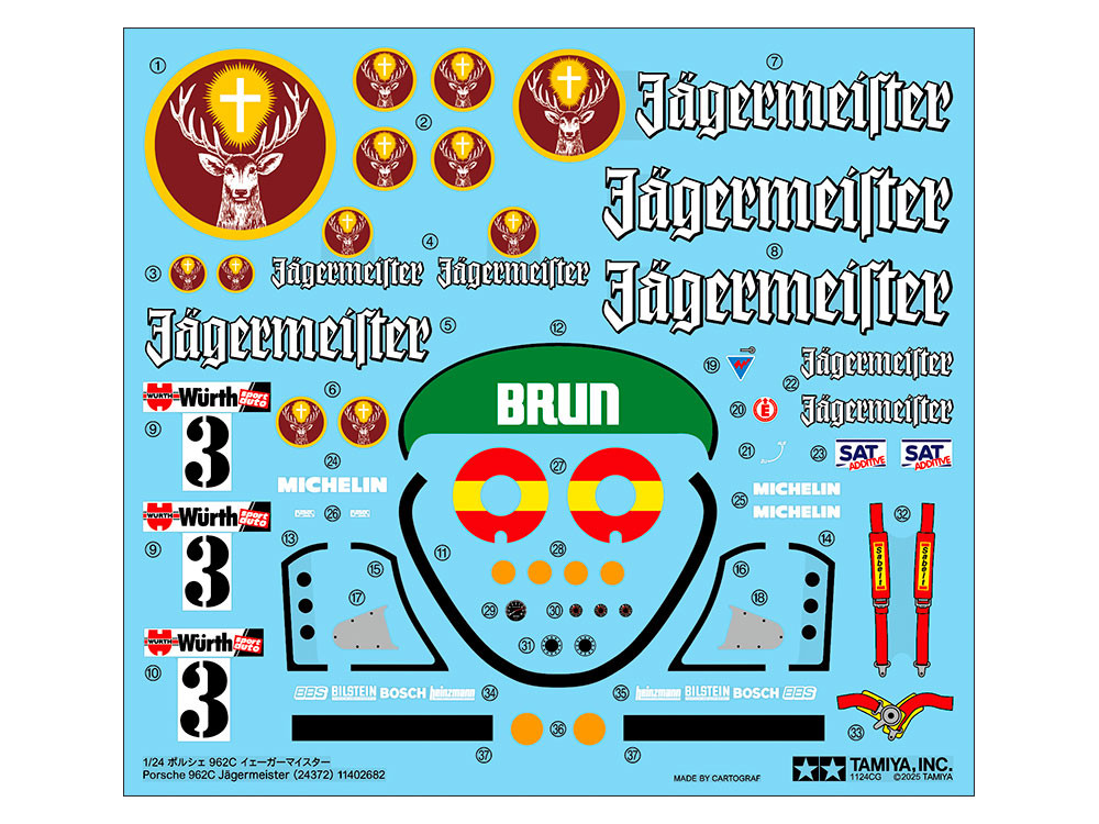 Porsche 962C Jaeger (Tamiya 1:24)