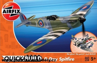 Quick Build letadlo J6045 - D-Day Spitfire (Airfix)