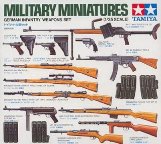 German Infantry Weapons Set (Tamiya 1:35)
