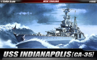 USS CA-35 Indianapolis (Academy 1:350) 