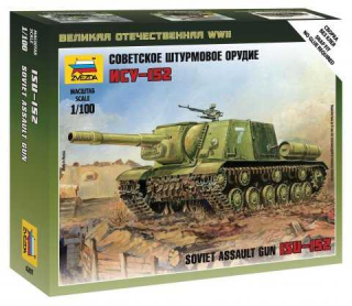 Wargames (WWII) 6207 - Siviet assault gun ISU-152 (Zvezda 1:100)