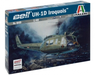 Vrtulník UH-1D SLICK (Italeri 1:48) 