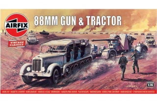 88mm Flak Gun & Tractor (Airfix 1:76) 