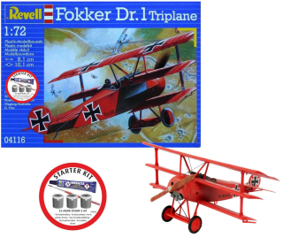 Starter Kit - Fokker DR.1 Triplane (1:72)