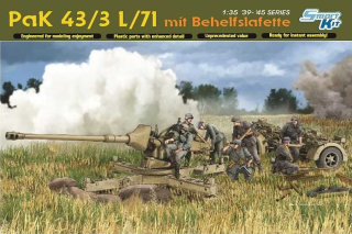 PaK 43/3 L/71 MIT BEHELFSLAFETTE (1:35)