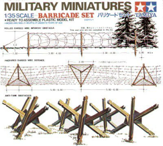 Barricade Set  (Tamiya 1:35) 