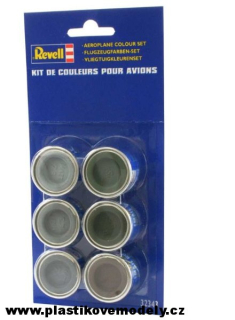 Sada barev Email Color 32343 - Aircraft (Revell 6x14ml)