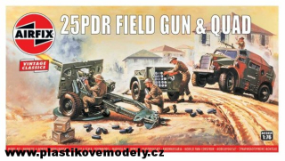 25pdr Field Gun & Quad (Airfix 1:76) 